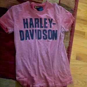 Distressed Harley-Davidson T shirt